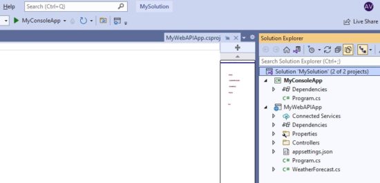 Create Projects And Solution In Visual Studio